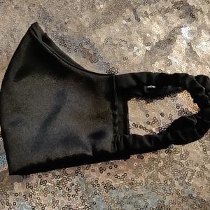 Black Satin Adult Face Mask